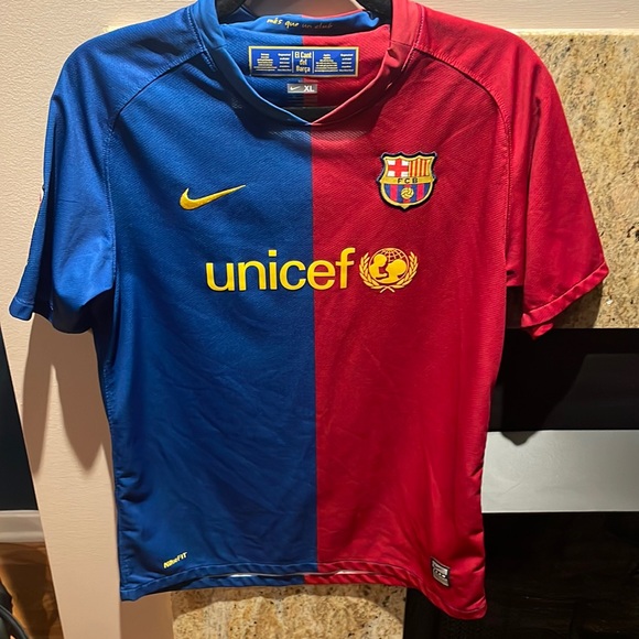 Nike Other - Official FC Barcelona Nike DryFit Kids Jersey - Size Extra Large